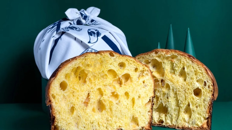 Zerocalcare disegna il panettone solidale.