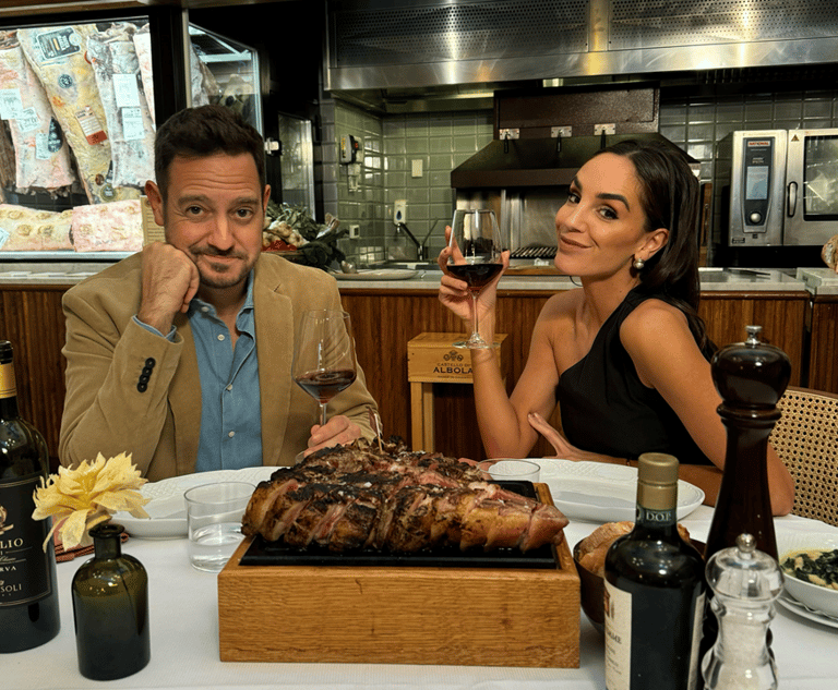 Chiara Carcano e Vittorio Vaccaro in “Gusti d’Italia”