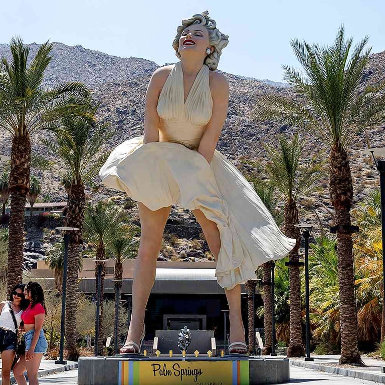 Marilyn Monroe "cacciata" da Palm Springs,