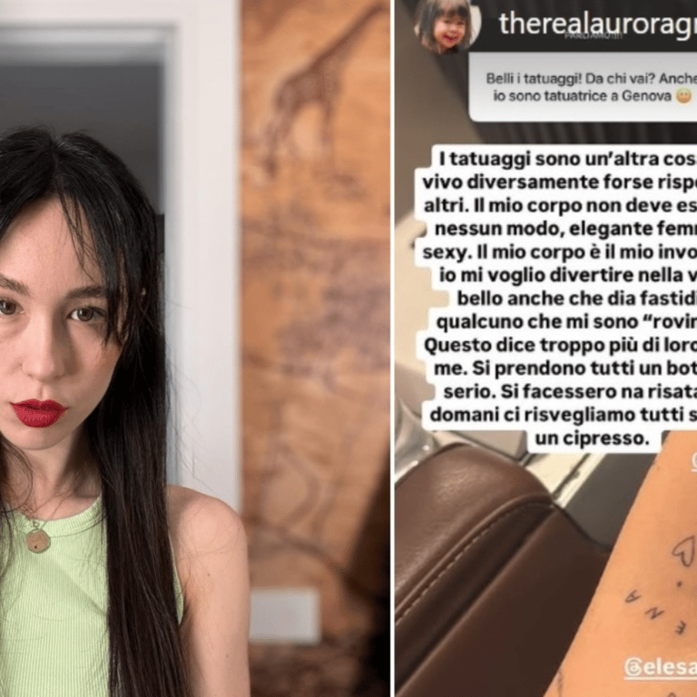 Aurora Ramazzotti: “Il mio corpo è il mio involucro”